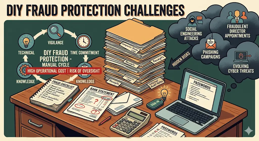 What DIY Fraud Protection Typically Involves