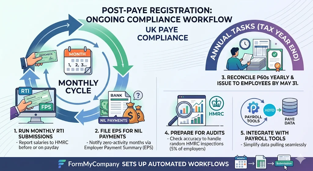 What Happens After PAYE Registration for Ongoing Compliance