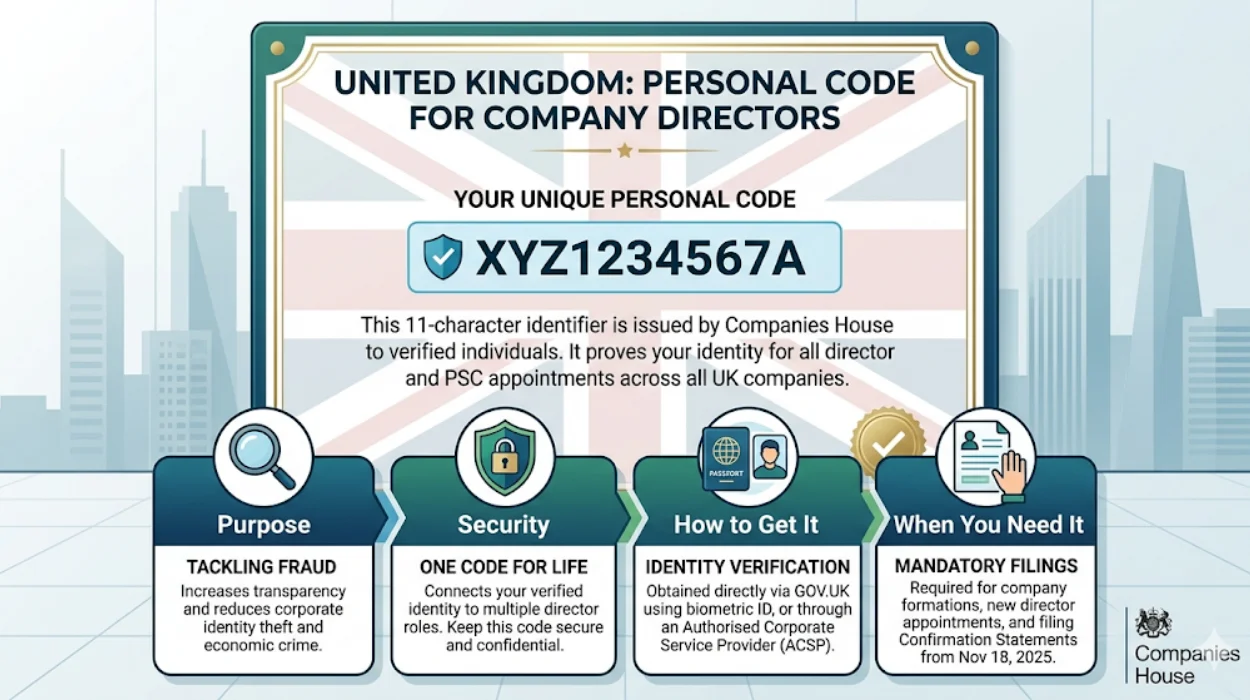 What Is a Personal Code for UK Company Directors