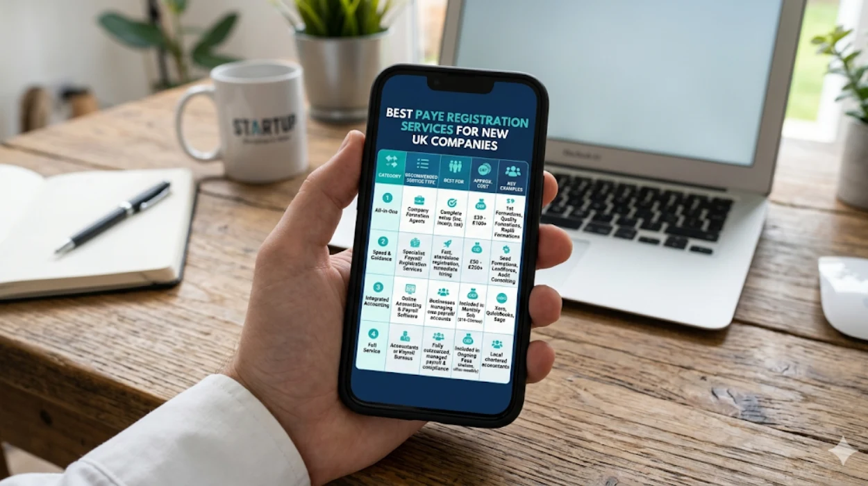 What Is the Best Professional PAYE Registration Service for New UK Companies