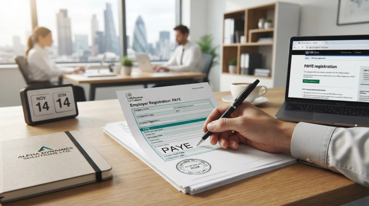 When Does a New UK Limited Company Need to Register for PAYE