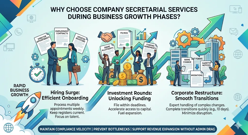 Why Choose Company Secretarial Services During Business Growth Phases