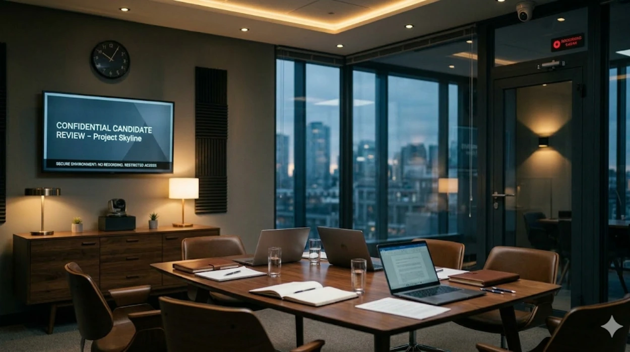 Why High-Stakes Interviews Require Private and Secure Spaces