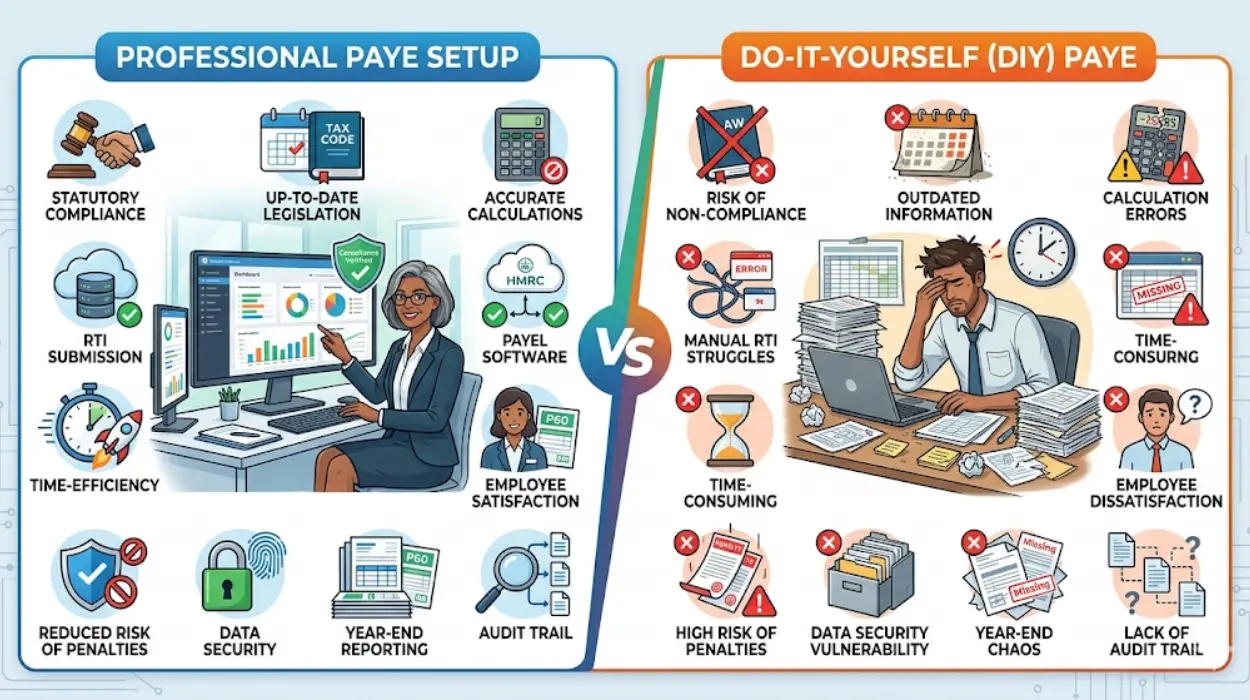 Why Is Professional PAYE Setup Better Than Doing It Yourself