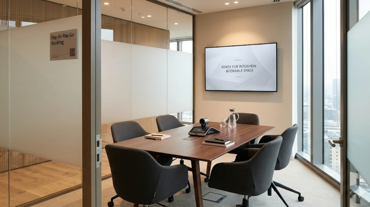 Why Pay-As-You-Go Interview Rooms Save You Money on Office Rent