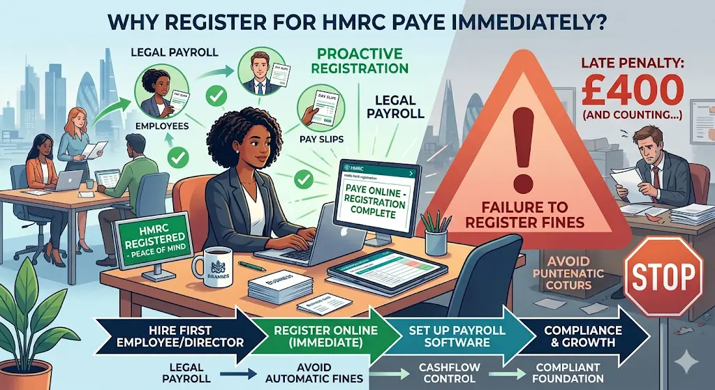 Why Register for PAYE with HMRC Immediately