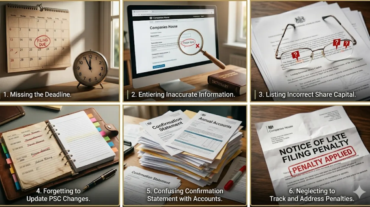 5 Common Mistakes When Filing Your UK Confirmation Statement Solo