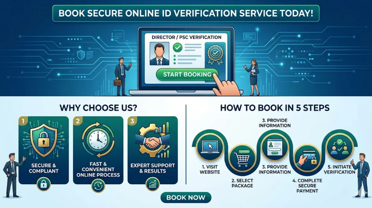 Book Our Secure Online Identity Verification Service for Directors and PSCs Today