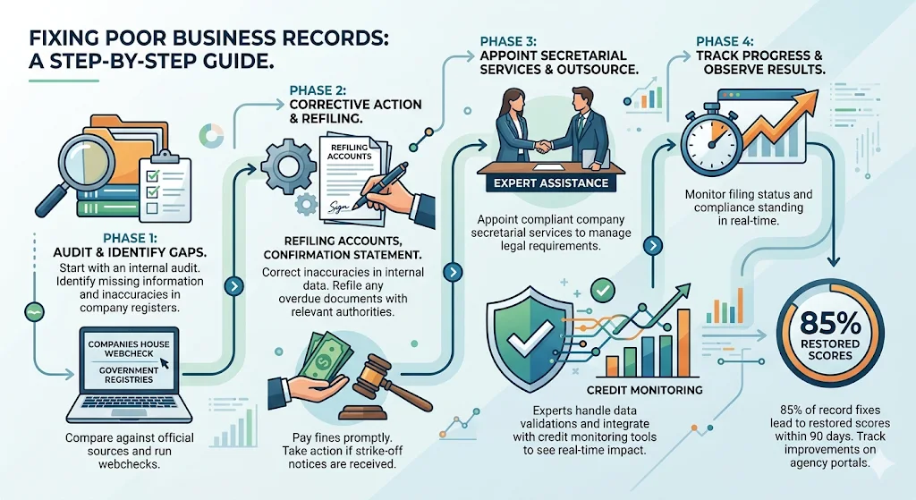 How Can Businesses Fix Poor Records Quickly