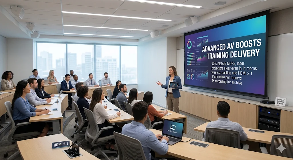 How Do Advanced Audiovisuals Enhance Training Delivery