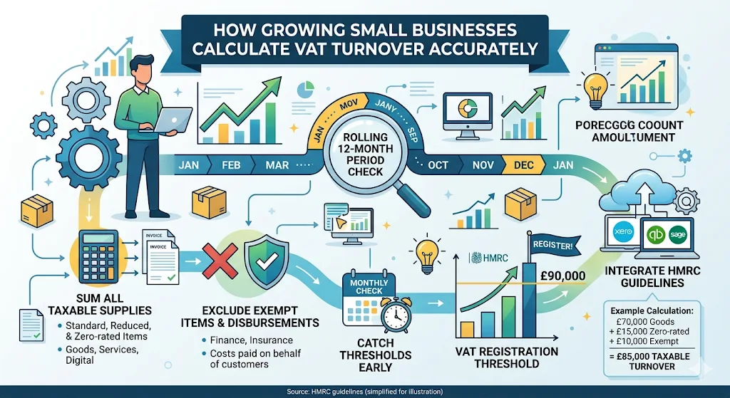 How Do Growing Small Businesses Calculate Their VAT Turnover Accurately