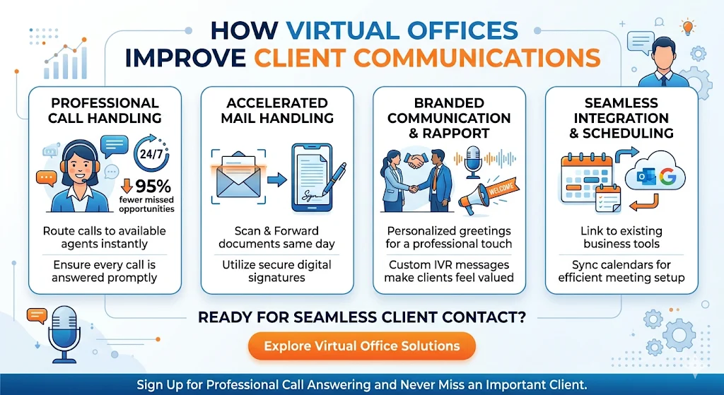 How Do Virtual Offices Improve Client Communications