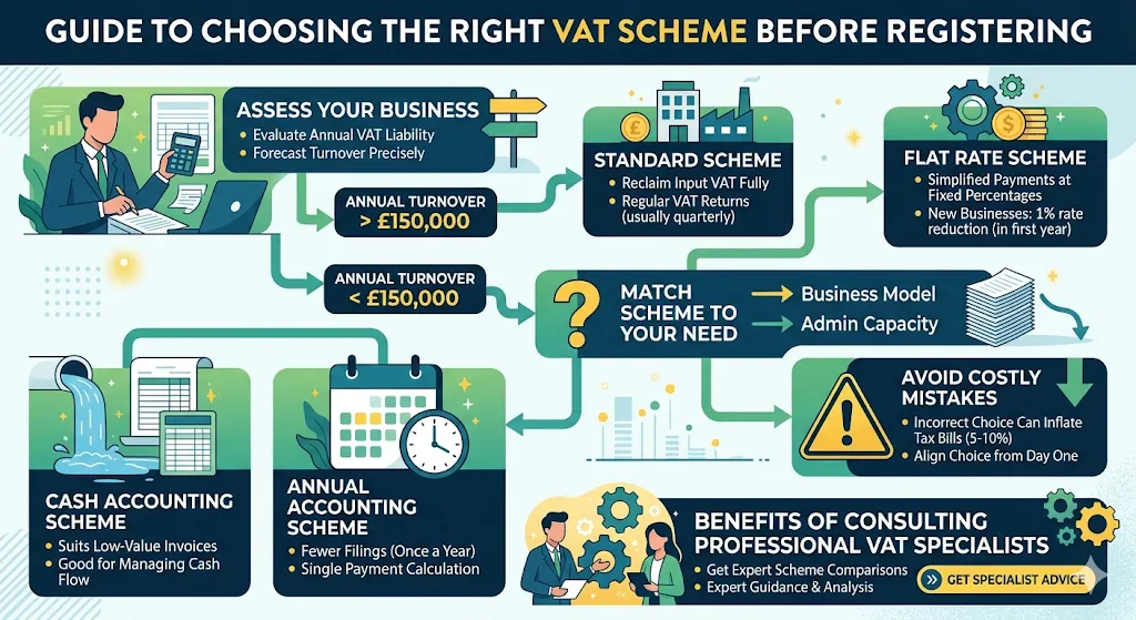 How Do You Choose the Right VAT Scheme Before Registering