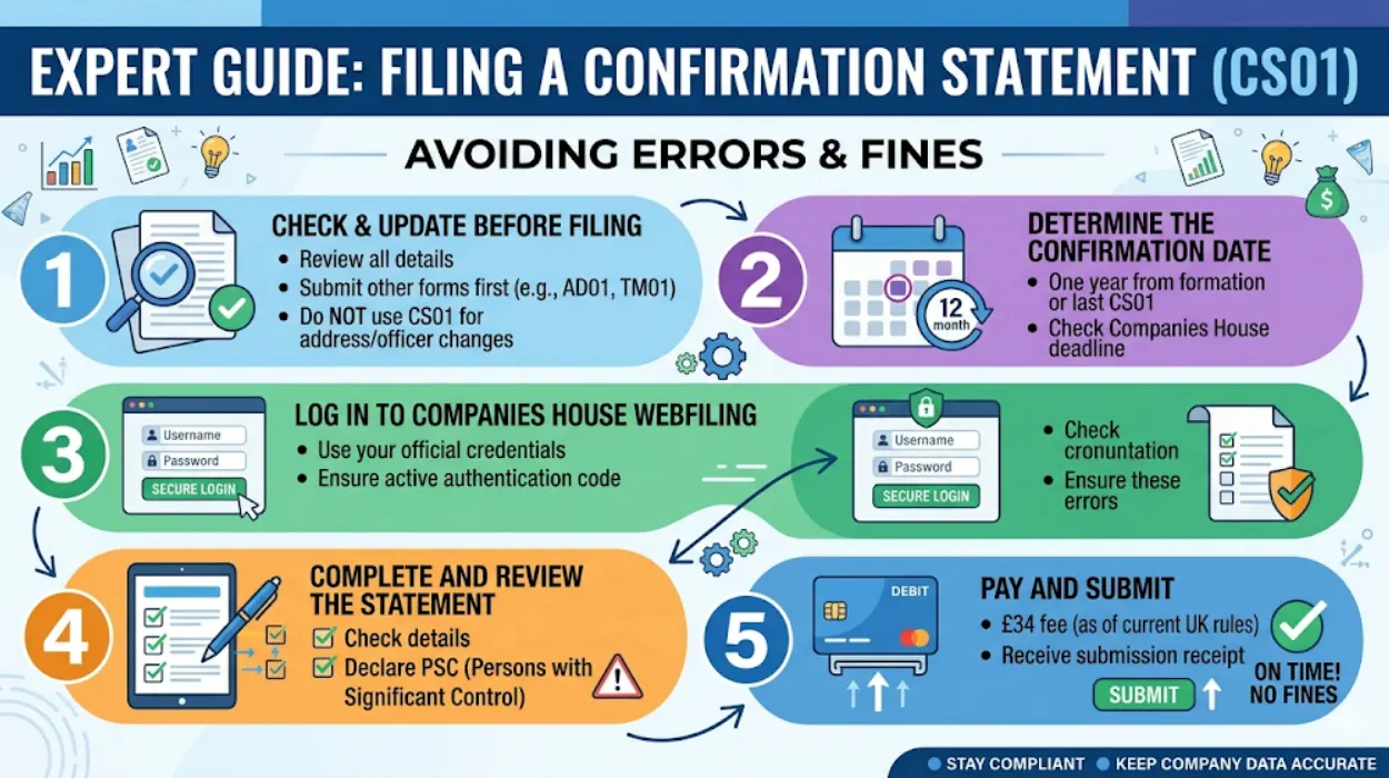 How Do You Expertly File a Confirmation Statement to Avoid Fines and Errors
