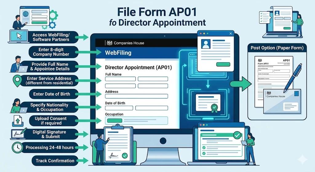 How Do You File Form AP01 for Director Appointment