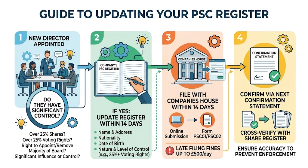 How Do You Handle PSC Register Updates