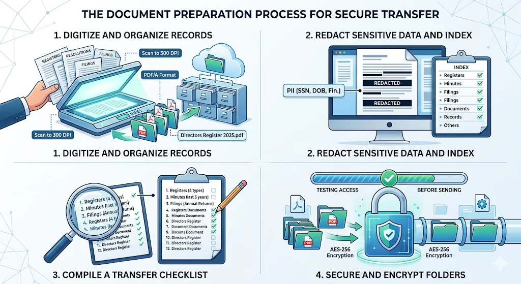 How Do You Prepare Documents for Transfer