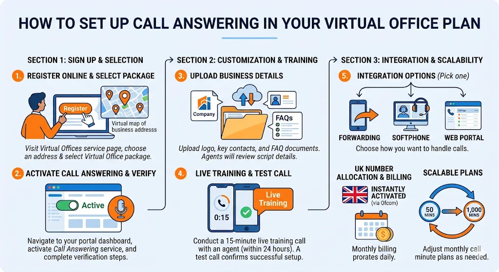 How Do You Set Up Call Answering in Your Virtual Office Plan