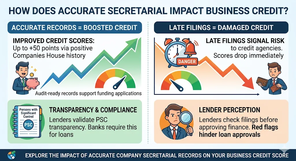 How Does Accurate Secretarial Impact Business Credit