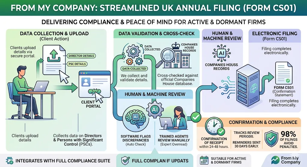 How Does From My Company Handle Professional Annual Filing