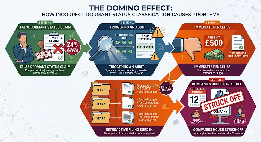 How Does Incorrect Dormant Status Classification Cause Problems