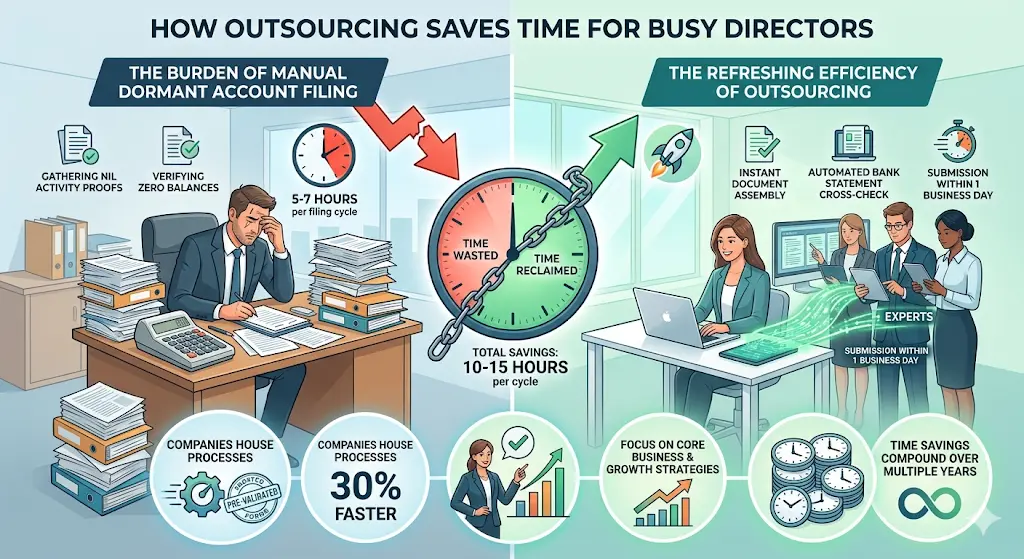 How Does Outsourcing Save Time for Busy Directors