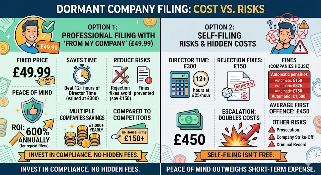 How Much Does Professional Dormant Filing Cost Versus Risks