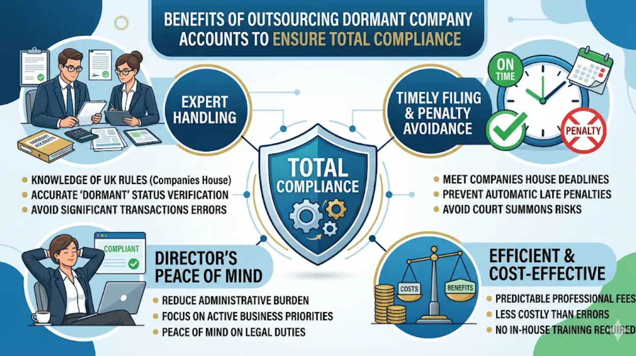 What Are the Benefits of Outsourcing Your Dormant Company Accounts to Ensure Total Compliance