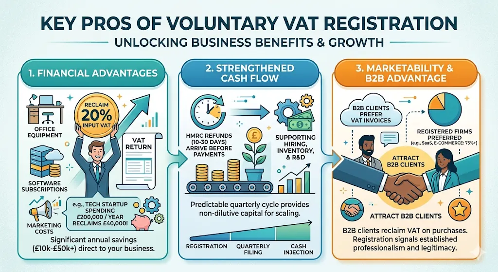 What Are the Key Pros of Voluntary VAT Registration