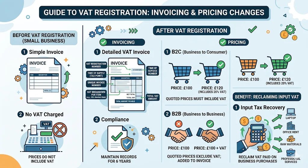 What Changes Occur to Pricing and Invoicing After VAT Registration