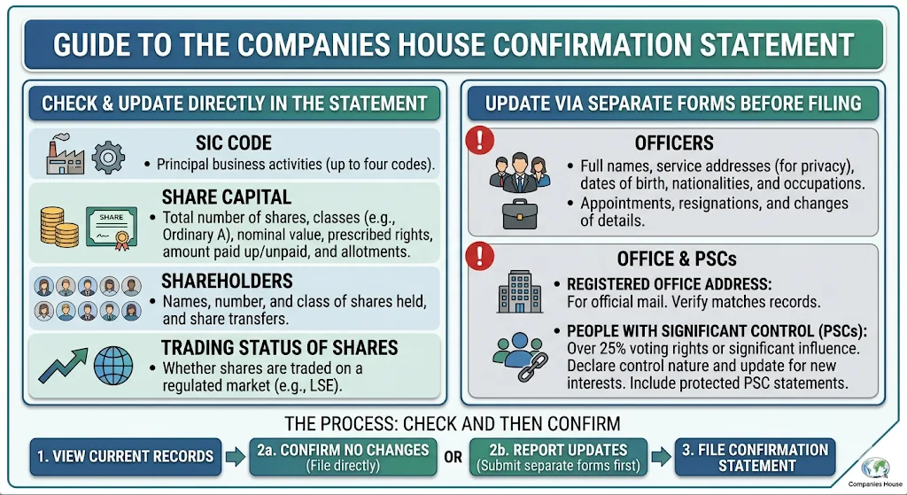 What Details Does the Confirmation Statement Require