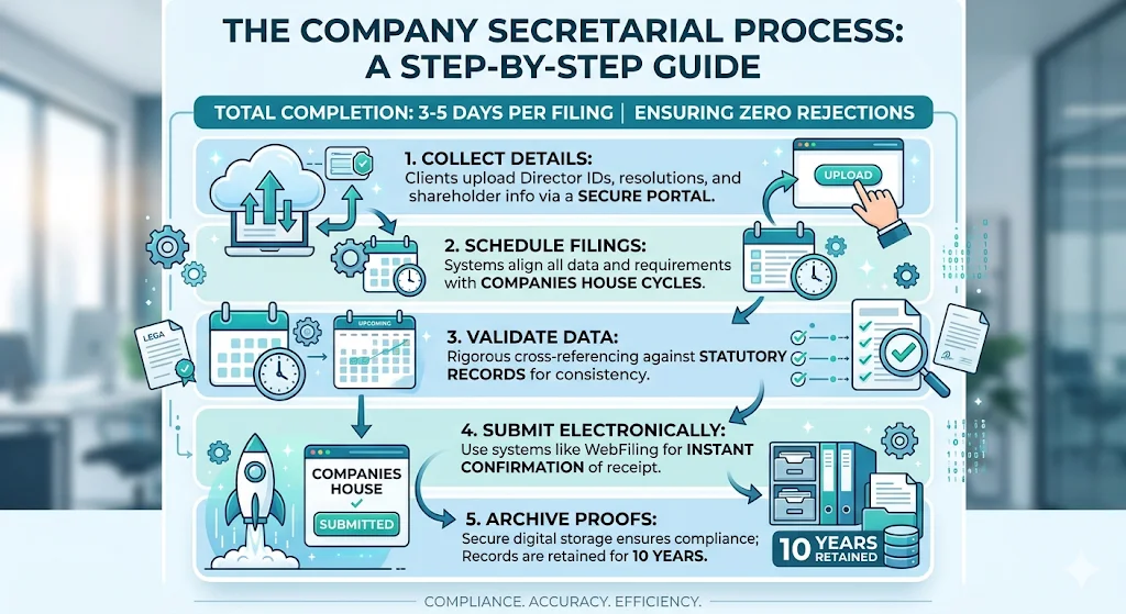 What Does the Company Secretarial Process Look Like Step-by-Step