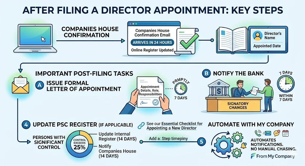 What Happens After Filing the Director Appointment