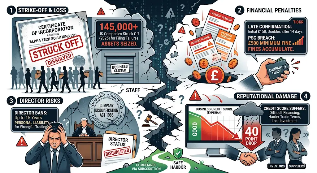 What Happens If You Don’t Maintain Company Secretarial Compliance