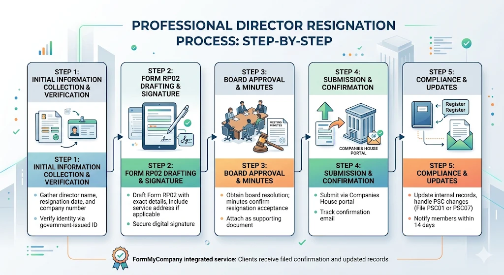 What Is the Step-by-Step Process for Professional Director Resignation