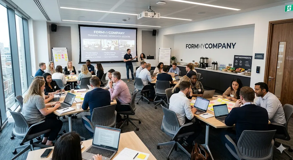 What Makes FormMyCompany Training Rooms Ideal for Workshops