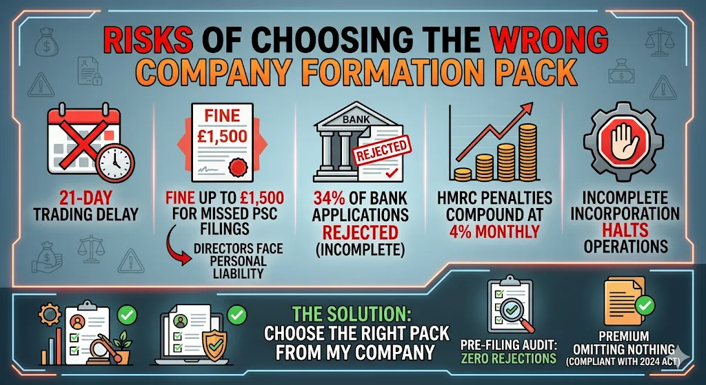 What Risks Arise from Choosing the Wrong Company Pack