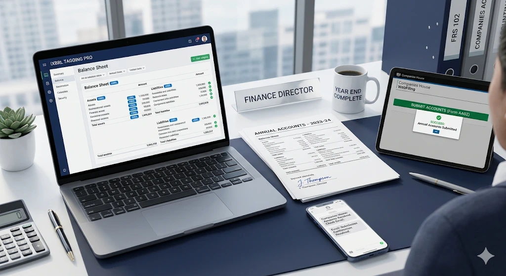 What Steps Complete Annual Accounts Submission