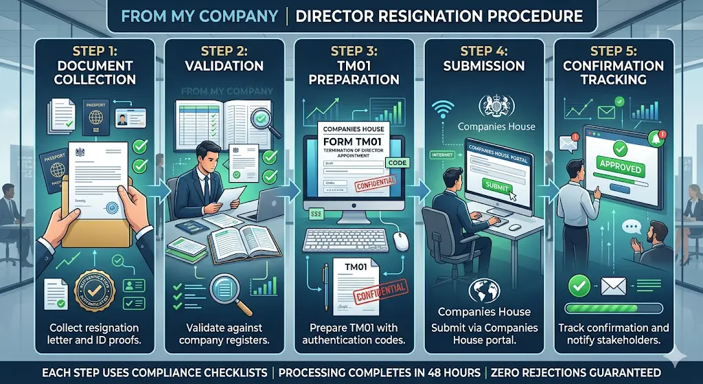 What Steps Does From My Company Follow for Resignation