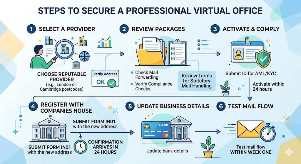 What Steps Secure a Professional Virtual Office