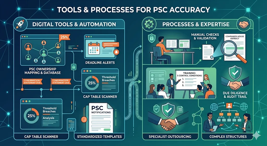 What Tools and Processes Support PSC Accuracy