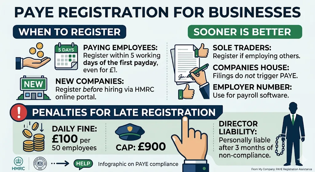 When Must Businesses Register for PAYE