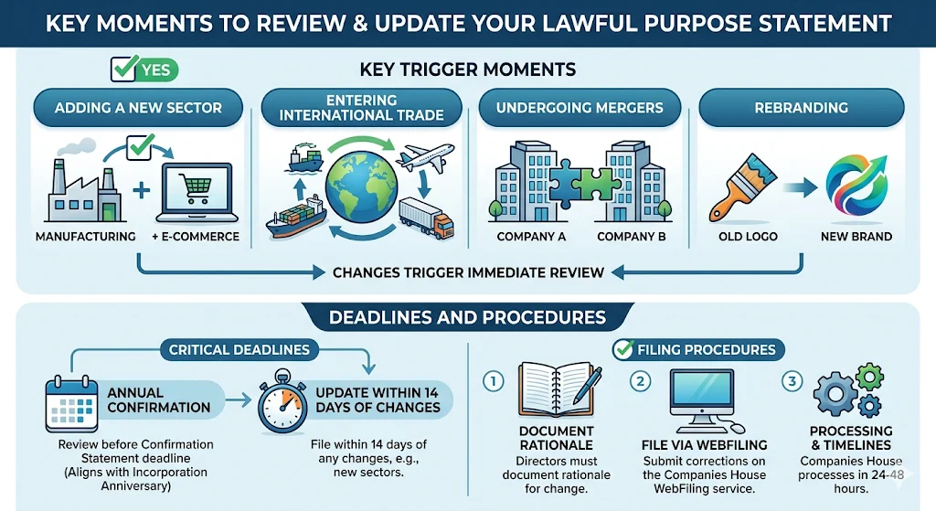 When Must You Review and Update Your Lawful Purpose Statement