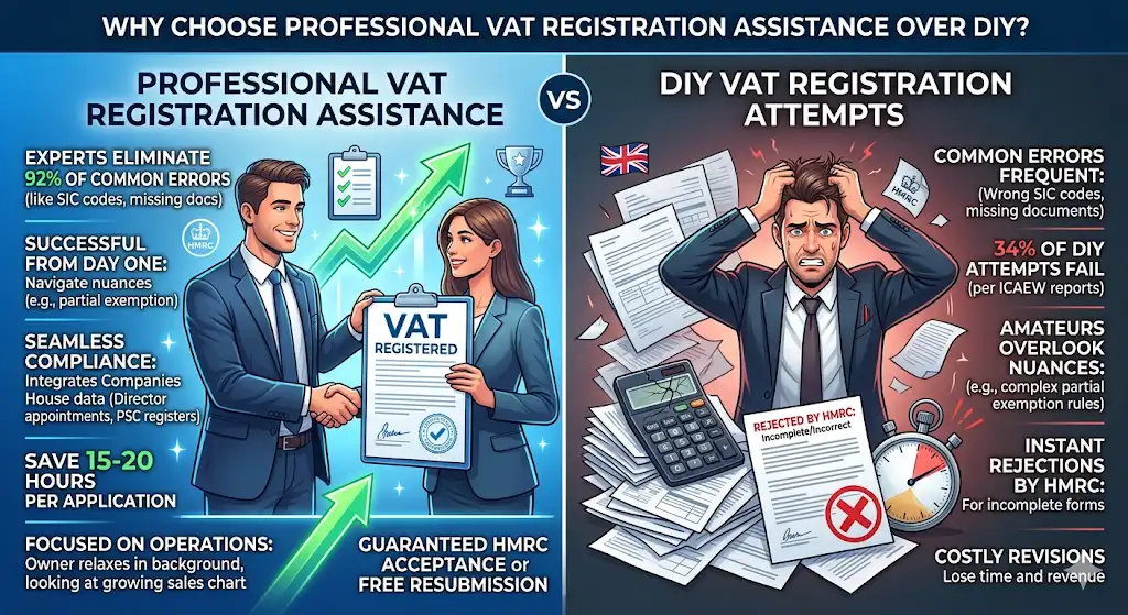 Why Choose Professional VAT Registration Assistance Over DIY