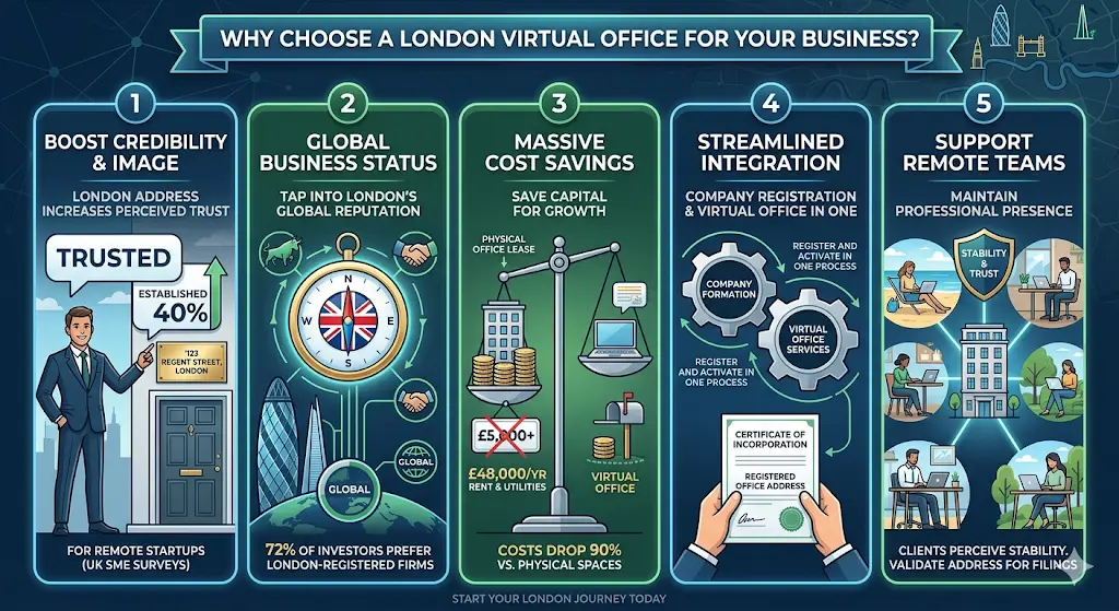 Why Choose a London Virtual Office for Your Business