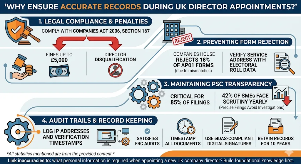 Why Ensure Accurate Records During Director Appointments