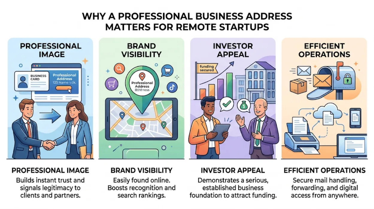 Why Is a Professional Business Address Essential for Remote Startup Success