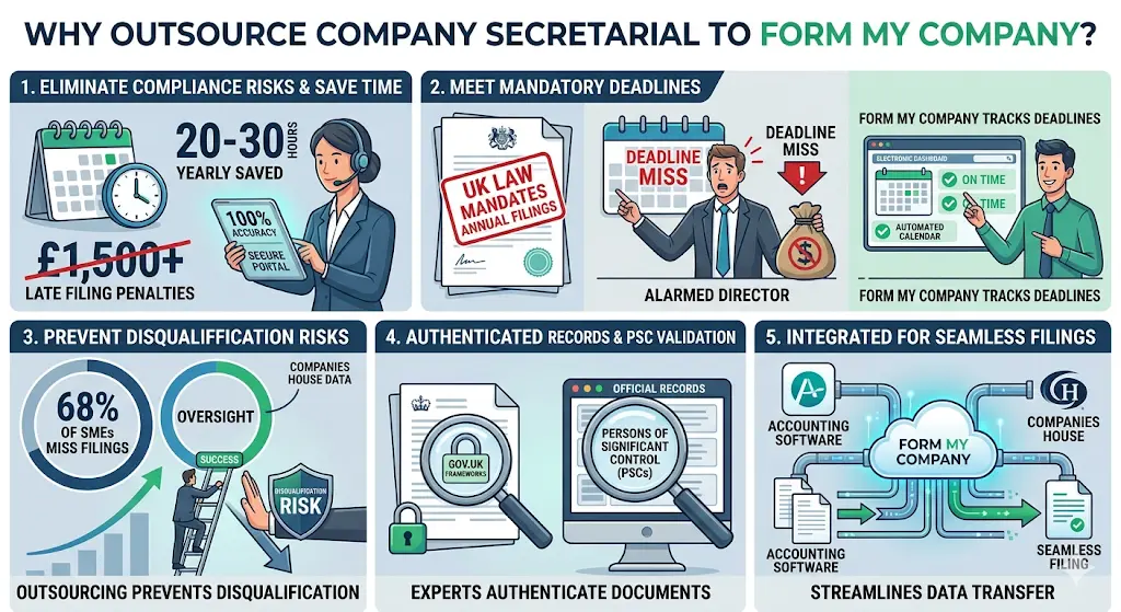 Why Outsource Company Secretarial to Form My Company