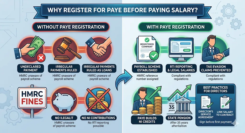 Why Register for PAYE Before Paying Salary