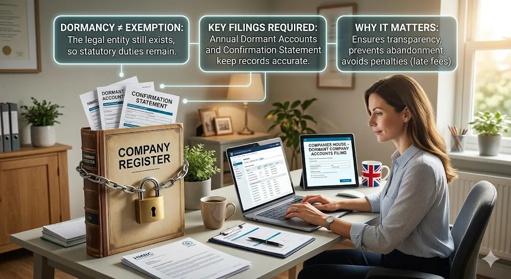 Why do dormant companies still have filing duties